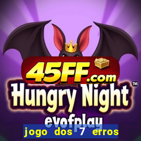 jogo dos 7 erros para manipuladores de alimentos